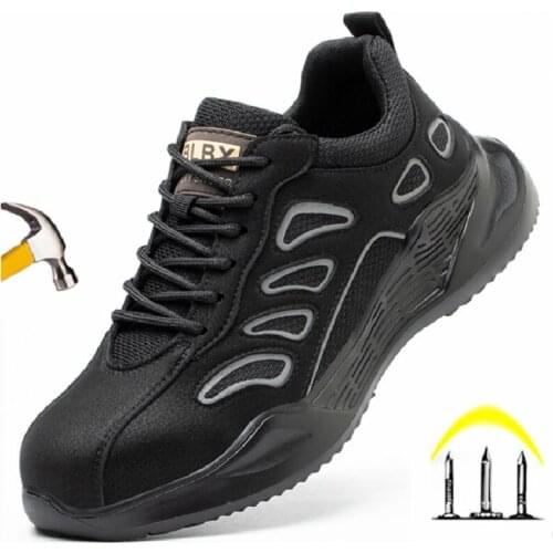 Unisex Safety Shoes Men Shoes Work Shoes Steel Toe Shoes Anti-Puncture Safety Shoes Women Men Work Sneakers Industrial Shoes