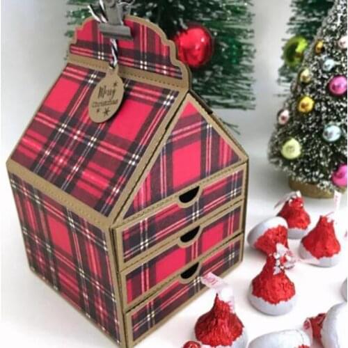 ZFPARTY Milk Carton Box With Drawers Metal Cutting Dies Stencils for DIY Scrapbooking Decorative Embossing DIY Paper Cards