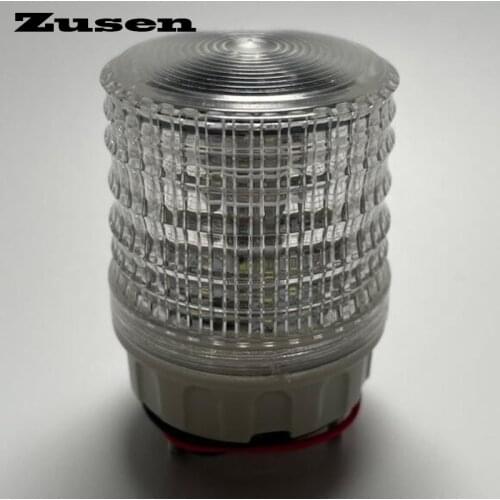 Zusen TB5051-W 12v 24v 110v 220v white colors Signal lamp Warning Light LED small Flashing Light