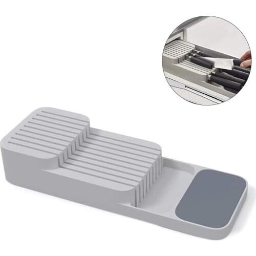 1PCS Double-layer Cutlery Drawer Organizer Kitchen Drawer Organizer Tray For Cutlery Storage And Cutter Cutlery Trays Shelf