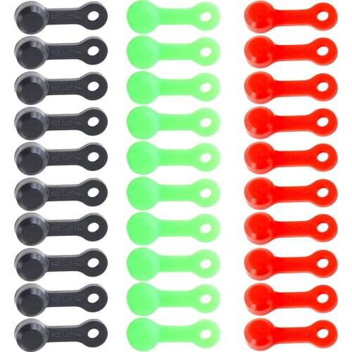 10pcs RISK Bicycle Bleed Nipple Screw Cap Hydraulic Disc Brake Dust Cover