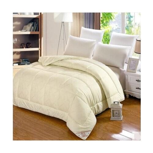 200*230cm Winter Comforter Australian Wool Blanket Quilted Comforters Queen Bedspread alicoco hair duvet dekbedden doona Edredon