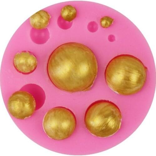 Free shipping ten ball pearls cooking tool Fondant Gum Paste Mold Cake Decorating Clay Resin sugar Candy DIY Sculpey