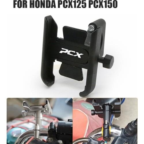 For HONDA PCX 125 PCX 150 PCX125 PCX150 Motorcycle Modification Alminum Alloy Handlebar Mobile Phone Holder GPS Stand Bracket