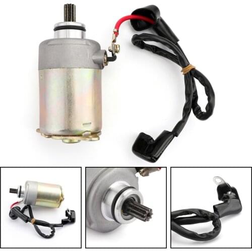 For POLARIS RANGER RZR 170 2009-2017 ATV Electric Starter Motor Drive Starting WITH WIRE 0454488 0454945