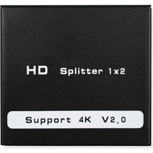 HDMI 2.0 Splitter Full HD 4Kx2K Video HDMI 2.0 Switch Switcher 1X2 Split 1 in 2 Out Amplifier Display For HDTV DVD PS3