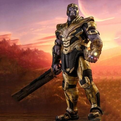 HT MMS529 For Collection 1/6 Scale Strong Thanos Male Solider Action Figure Warrior Model for Fans Holiday Gifts