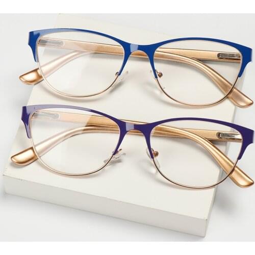 1Pc Half Frame Presbyopic Eyeglasses Anti-fatigue Clear Lens Reading Glasses Women Men Magnification Hyperopia Eyewear +1.0 +3.5