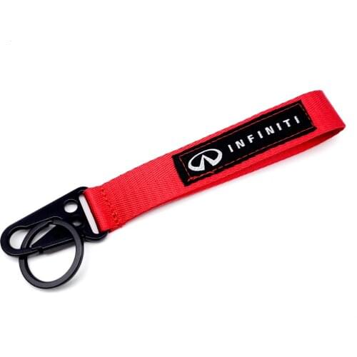 Fashion Style For Infiniti Cellphone Lanyard Racing Car Keychain ID Card Neck Strap Embroidered Key Ring 4S Shop Small Gift