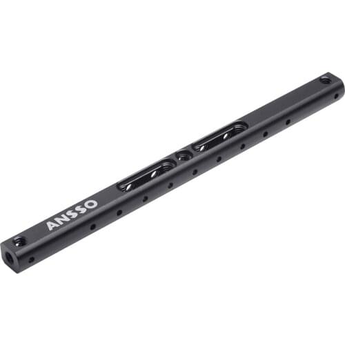 Ansso 200mm 15mm Cheese Rod Rail with 1/4" Screw for DSLR Camera Video Cage Grip Rig