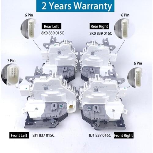 Door Lock Actuator For Audi A1 A4 A5 A6 Q3 Q5 Q7 TT SPYDER CAYMAN HURACAN 8J1837016C/E 8KD837016 9A783721605