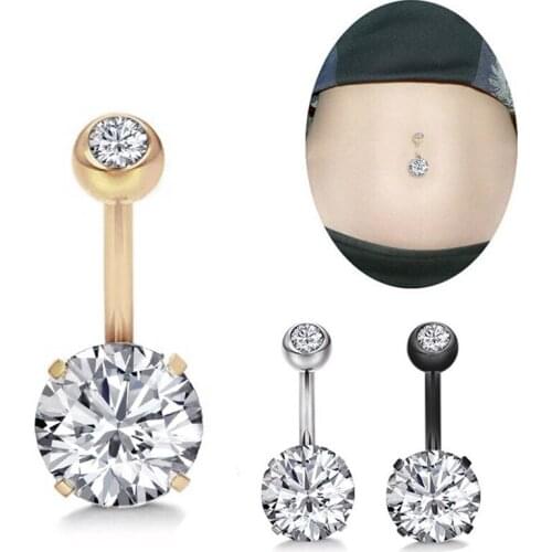New Brand 316L Stainless Steel Navel Piercing Belly Button Rings Body Piercing Navel Sexy Jewellery Women Piercing