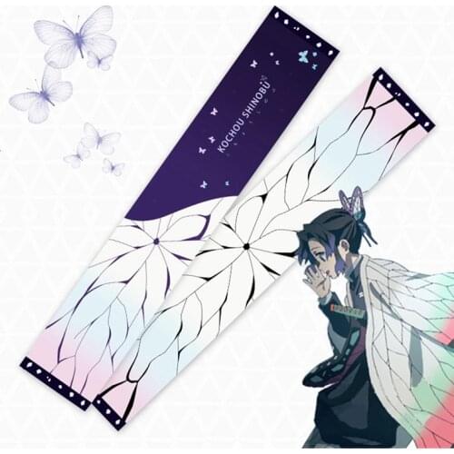 Anime Demon Slayer Kimetsu No Yaiba Kochou Shinobu Cosplay Costumes Scarves Warm Winter Scarf Halloween Party For Women CS074