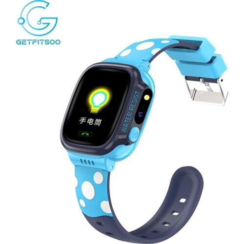 Getfitsoo Y92 Smart Watches Baby 2G LBS WIFI SOS Voice Chat Anti-Lost Location Tracker Kid IP67 Alarm Clock Locator Camera Phone