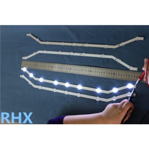 2pcs LED strip For Samsung 32" TV 2013SVS32 BN96-27468A BN96-28762A BN96-35204A 100%NEW 585MM 9LED