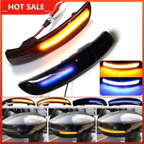2 Pieces Dynamic Blinker LED Turn Signal Lights Side Mirror indicator For Ford Escape Kuga II EcoSport 2013 - 2019