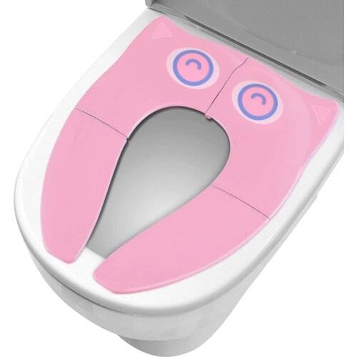 Universal Cute Bathroom Toilet Seat Cover Washable Reusable Non-slip Soft WC Mat Home Decoration Accessories Household Supply