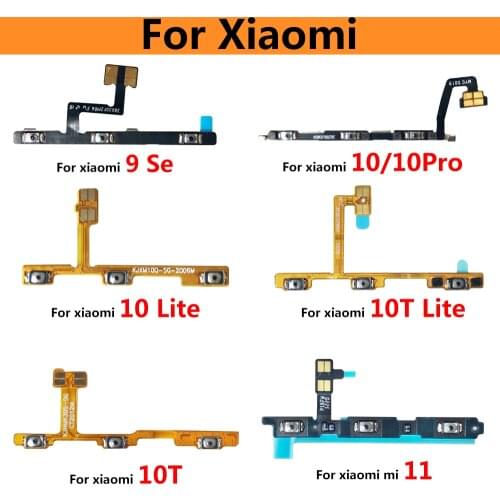 2pcs/lot For Xiaomi Max Mi Max Power On/Off Key + Volume Up/Down Side Button Flex Cable Cell Phone Replacement Repair Parts