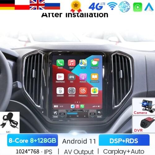 6+128G Tesla Carplay Screen For Changan CX70 2016 2017 2018 2019 Android 11 Multimedia GPS Audio Radio Recorder Head Unit Stereo