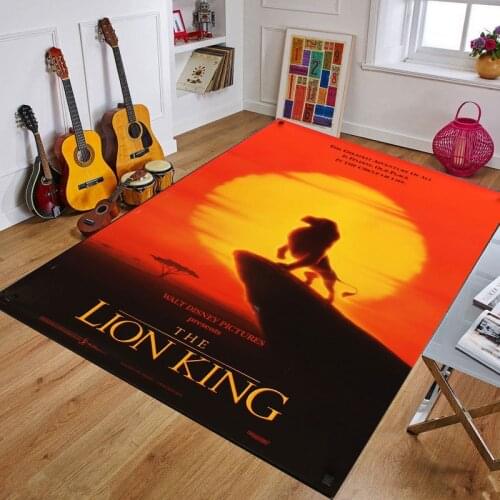 80x160cm Lion Kids Play Mat 3D Carpet Printed Soft Large Carpet for Rooms Mats In The Hallway Antislip Kitchen Mat Floor Rugs