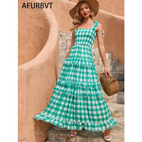 Зеленые летние платья AFURBVT China At AliExpress