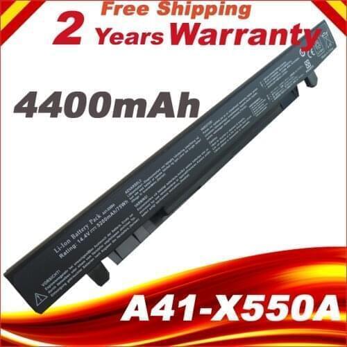 4400mAh 8Cells Battery for Asus A41-X550A A450 A550 F450 A41-X550 F552 K550 P450 P550 R409 R510 X450 X550 X550C X550A X550CA