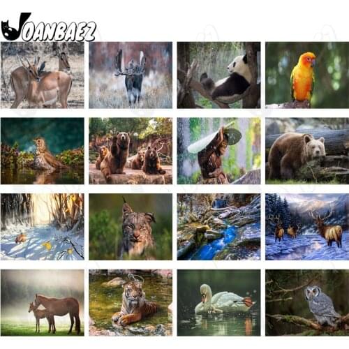 Diamond Painting Elegant Swan 5D Diy Funny Monkey Mosaic Animal Cross Stitch Knife Sticker Diamond Embroidery Inlaid Gift Decor