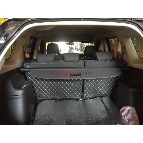 Aluminium alloy + Fabric Rear Trunk Security Shield Cargo Cover For Mitsubishi Outlander 2013 2014 2015 2016