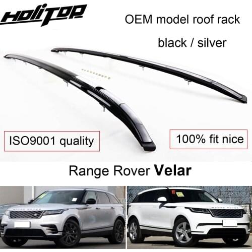 OE roof rail roof rack roof bar for LR Range Rover Velar 2017-2020,thicken aluminum alloy.original style,two color,black/ silver