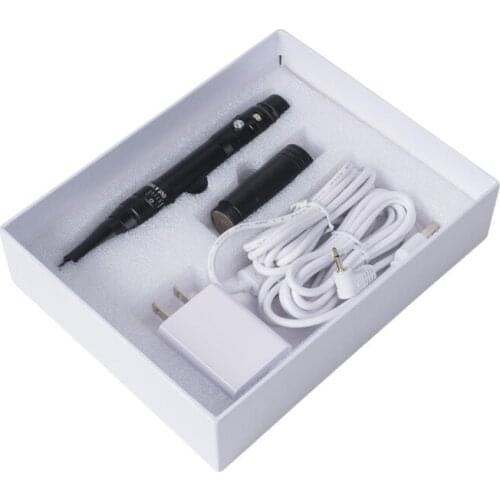 Black Microblading Device Kit Professional Rotary Tattoo PMU Pen Wireless Permanent Makeup Machine for cartridges