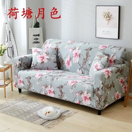 Floral Sofa Cover Slipcovers Elastic Stretch Tight Wrap All-inclusive Sofa Couch Cover Towel Furniture Protector 1/2/3/4 Seater