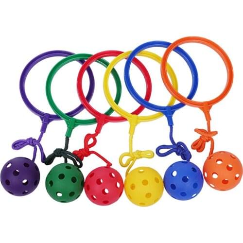 Kids Skip Ball Outdoor Fun Toy Balls Classical Skipping Toy Fitness Equipment Skipping Keep Sports Toys Children