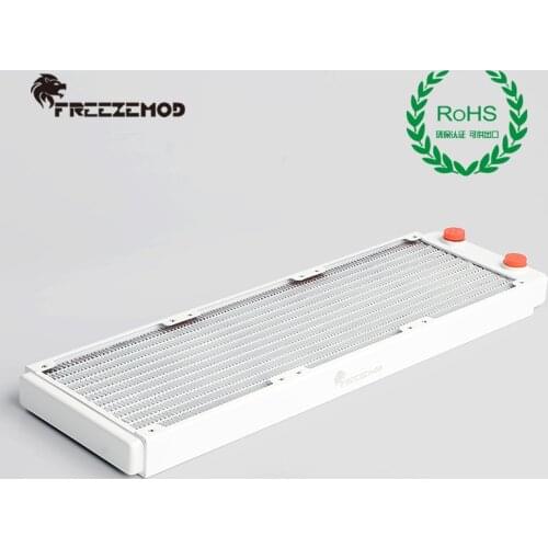 FREEZEMOD computer pc water cooler piano paint white color copper radiator cpu heat sink ROHS certification. TSRP-WP360