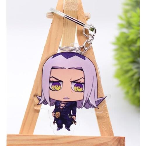 JoJos Bizarre Adventure Keychain Hot Anime Keyring WL0475