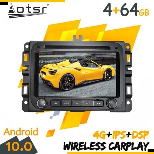 Android Tape Radio Recorder Car For Dodge RAM 1500 2014 2015 2016 GPS Navi Multimedia Player Stereo Autoradio Carplay Head unit