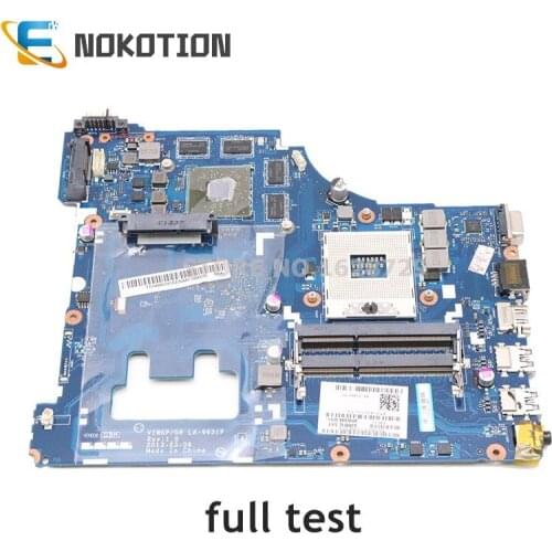 NOKOTION Laptop Motherboard For Lenovo IdeaPad G500 15.6 inch VIWGP GR LA-9631P HM76 DDR3HD 8750M 2G support i3 i5 i7