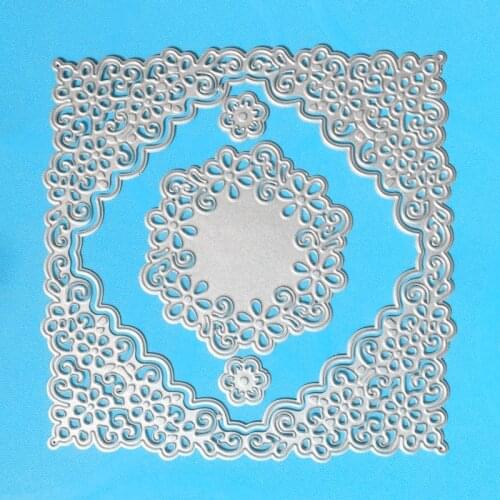 YLCD1065 Frame Metal Cutting Dies For Scrapbooking Stencils DIY Album Cards Decoration Embossing Folder Die Cuts Template Mold