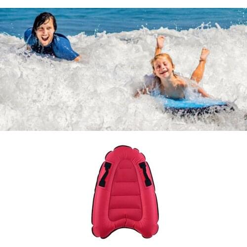 Mini 80x60cm Inflatable Surfboard Boardbody Beach Mat Pool Kickboard for
