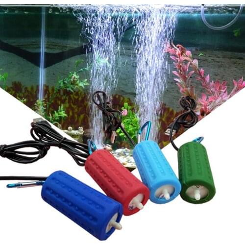 Aquarium Mini USB Oxygen Air Pump With Stone Accessories Check Valve Mute Hose Energy Saving Supplies Accessories Fish Tank