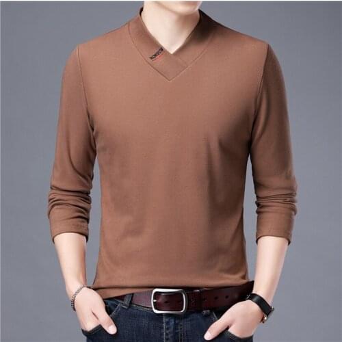 2021 new polo shirt mens solid color casual cotton polo mens slim fitting embroidery short sleeve mens Polo autumn and winter