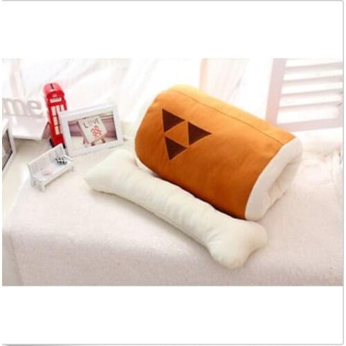 Monster Hunter Huge Grilled Meat Pillow with Bone Stuffed Plush Barbecu Doll 18"