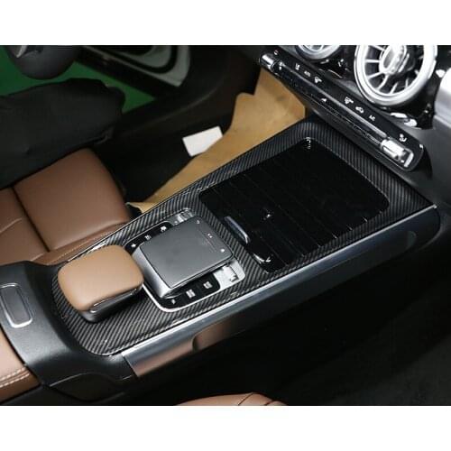 Fit for Mercedes Benz 20 glb200 / 180 carbon fiber central shift panel pasted with for B200 GLB interior decoration accessories