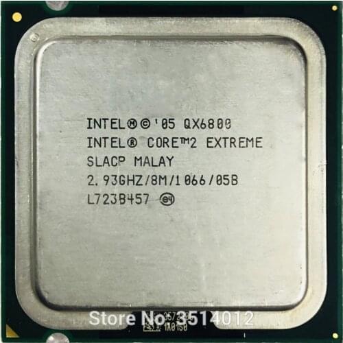Intel Core 2 Extreme QX6800 2.933 GHz Quad-Core CPU Processor 130W 8M LGA 775