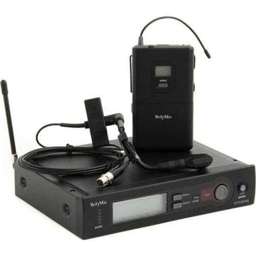 Bolymic Professional wireless microphone uhf stage Saxophone instrument Microphon Transmitter Gooseneck Microphone