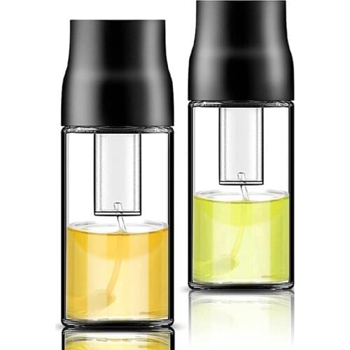Oil Sprayer Oil Sprayer for Cooking Air Pressure Oil Spray Bottle Portable Oil Dispenser Mister for BBQ 2 Pieces