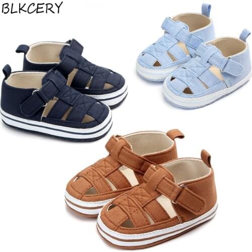 Fashion Infant Baby Boys Shoes for 1 Year Infantil Summer Sandales Soft Newborn Sandalen Toddler Dress Shoe Footwear Shower Gift