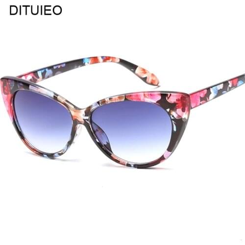 New Small Classic Women Sunglasses Female Vintage Luxury Plastic Brand Designer Cat Eye Sun Glasses UV400 Fashion