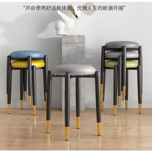 Light Luxury Dining Chair Stool Household Net Red Makeup Chair Simple Modern Nordic Dining Table Stool Endorsement Table Chair