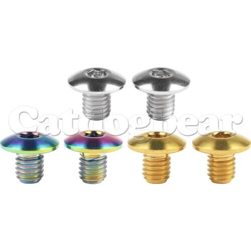 Catdogbear M5 2pcs Titanium Bolt for Bike Brake handle Oil Cap Screws