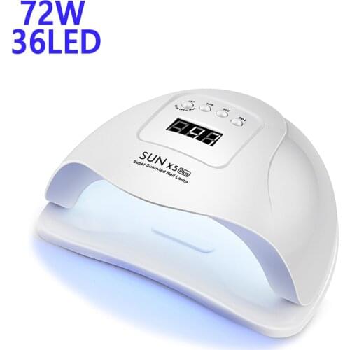 SUN X 5 Plus 54/36W LED Lamp Nail Dryer 36 LEDs UV Ice Lamp For Drying Gel Polish 10/30/60/99s Timer Auto Sensor Manicure Tools